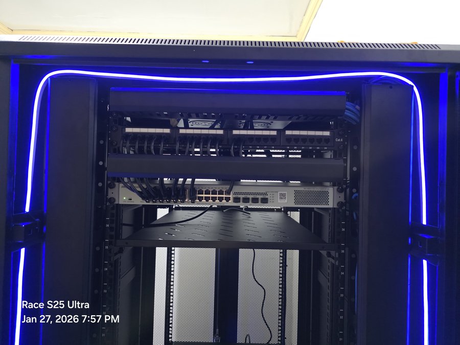 RGB Server Rack — Close View