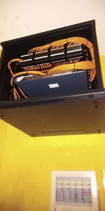 Network Cabinet Installation
