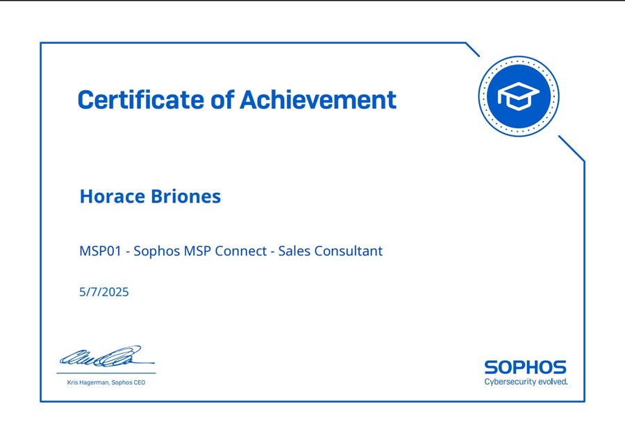Sophos MSP Connect – Sales Consultant