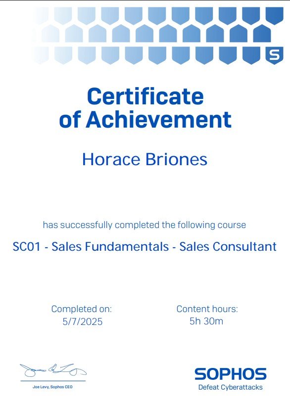 Sales Fundamentals – Sales Consultant