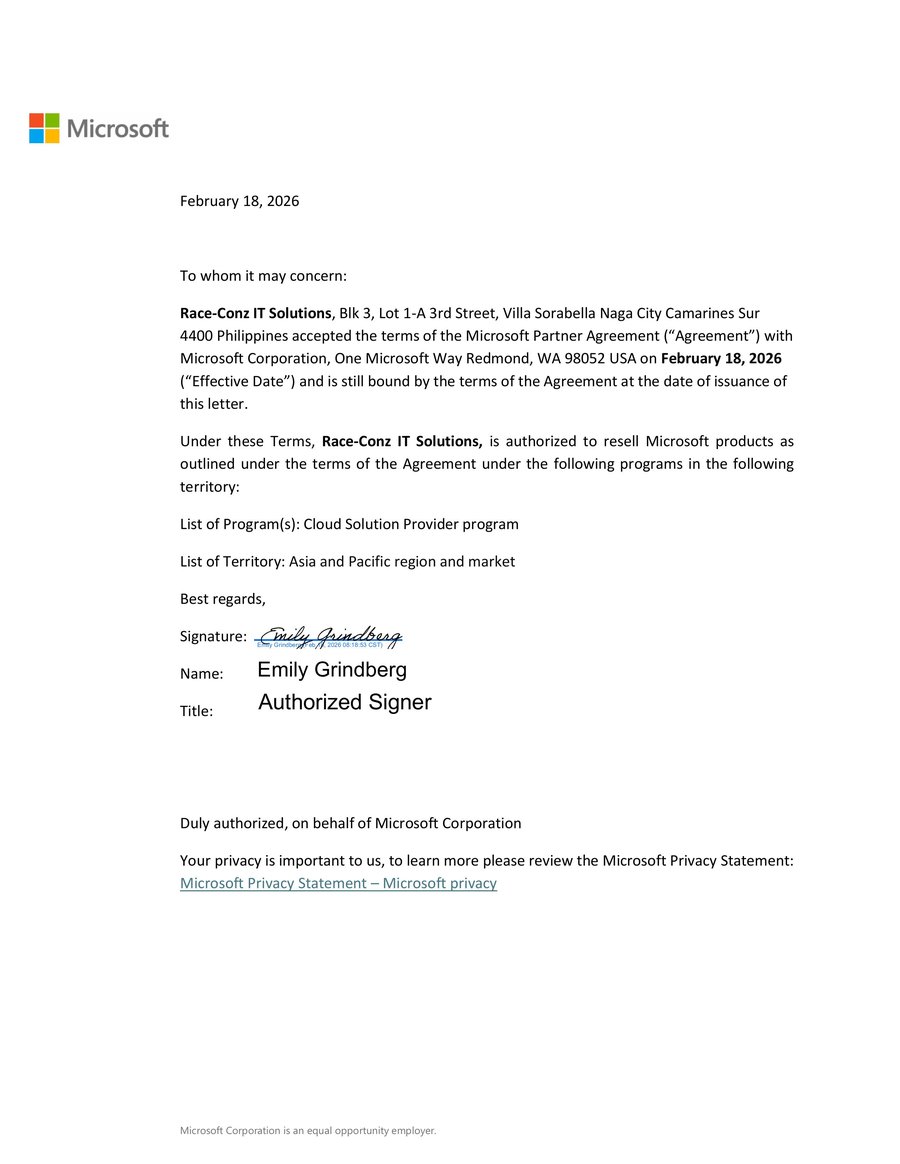 Microsoft Indirect Reseller